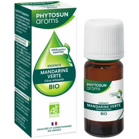 Phytosun Arôms Essence Mandarine Verte (Citrus Reticulata) Bio 10 ml