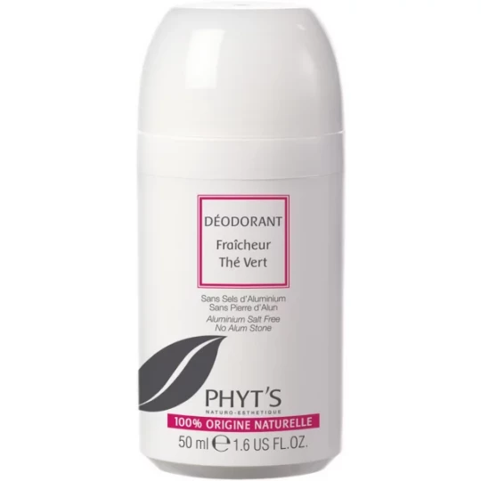 Phyt's Déodorant Fraîcheur Thé Vert Roll-On Bio 50 ml