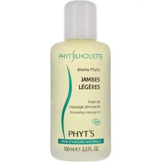 Phyt's Phyt'Silhouette Aroma Phyt's Jambes Légères Huile de Massage Stimulante Bio 100 ml