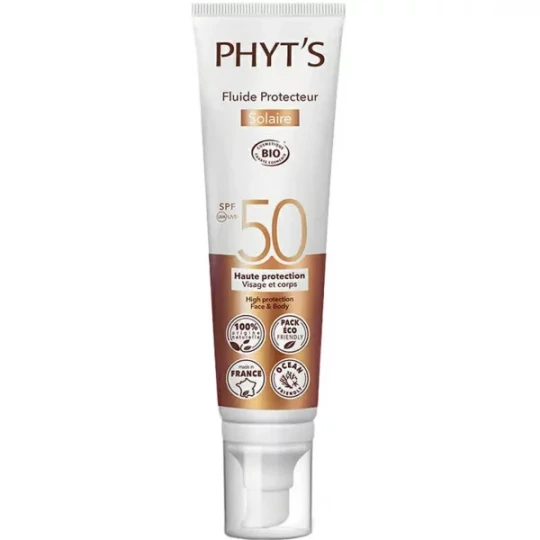 Phyt's Phyt'Solaire Fluide Protecteur SPF50 Bio 100 ml