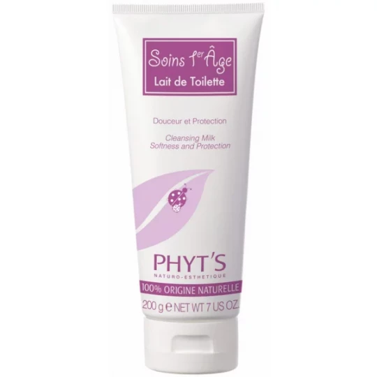 Phyt's Soins 1er Âge Lait de Toilette Bébé Bio 200 g