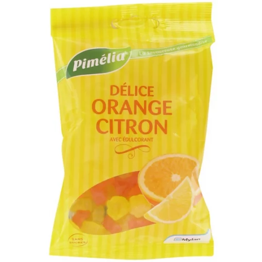 Pimélia Délice Orange Citron Sans Sucres 100 g