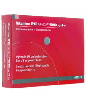 Vitamine B12 Gerda Injectable x 6