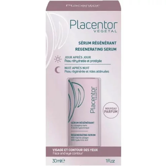 Placentor Végétal Sérum Régénérant Visage et Contour des Yeux 30 ml