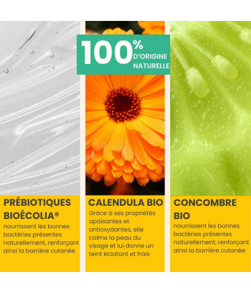 Pulpe de Vie Fluide Hydratant Apaisant Visage Calm-Me Bio 40 ml - image 3