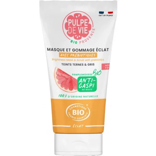 Pulpe de Vie Masque et Gommage Éclat Sucré Frappé Bio 150 ml