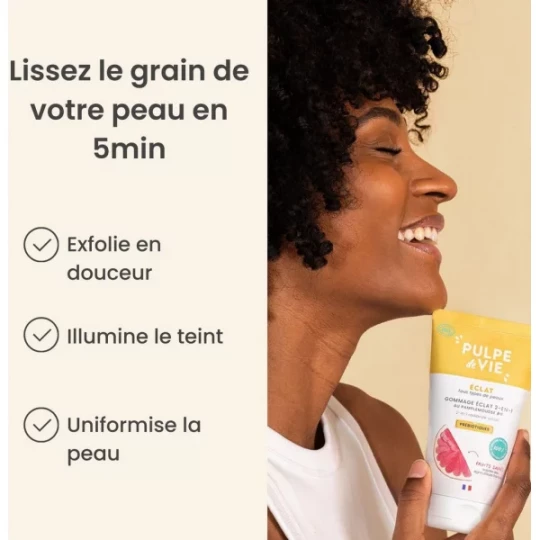 Pulpe de Vie Masque et Gommage Éclat Sucré Frappé Bio 150 ml - image 5