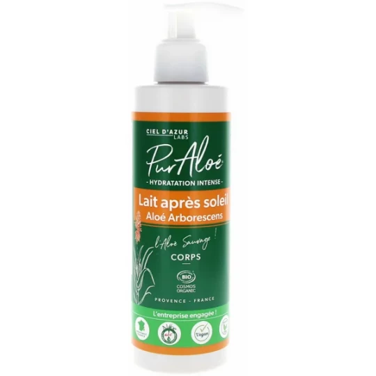 Pur Aloé Hydratation Intense Lait Après Soleil Bio 200 ml