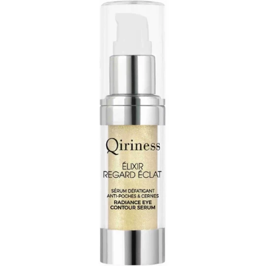 Qiriness Élixir Regard Éclat Sérum Défatigant Anti-Poches et Anti-Cernes 15 ml