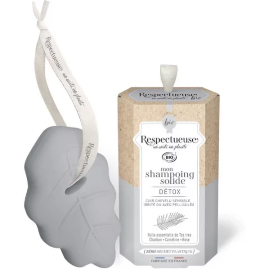 Respectueuse Mon Shampoing Solide Détox Bio 75 g