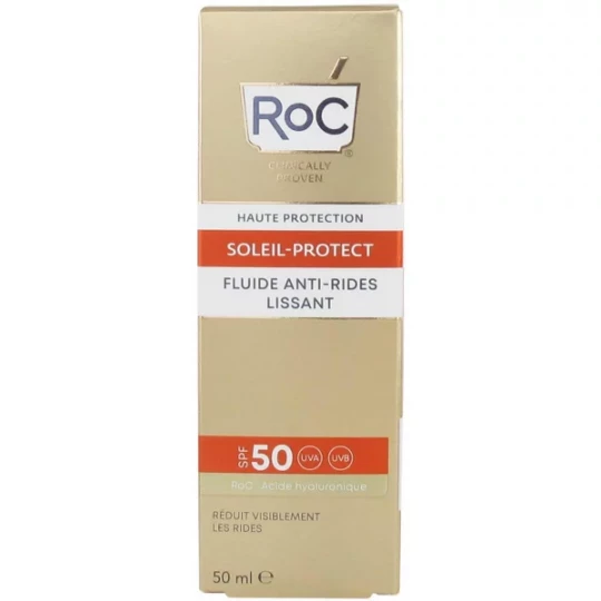 RoC Soleil'Protect Fluide Anti-Rides Lissant SPF50 50 ml