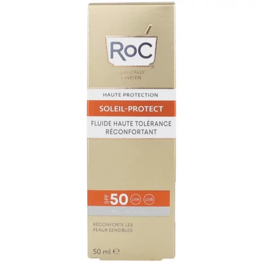 RoC Soleil'Protect Fluide Haute Tolérance Réconfortant SPF50 50 ml