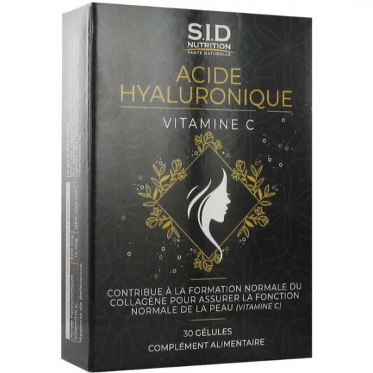 S.I.D Nutrition Acide Hyaluronique Vitamine C Gélules x 30