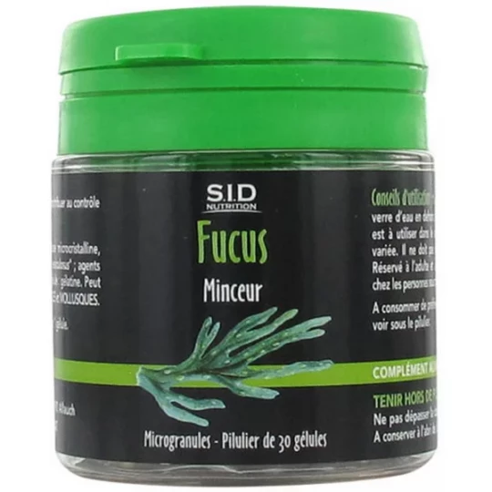 S.I.D Nutrition Minceur Fucus Gélules x 30