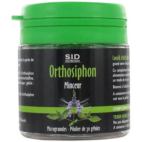 S.I.D Nutrition Minceur Orthosiphon Gélules x 30