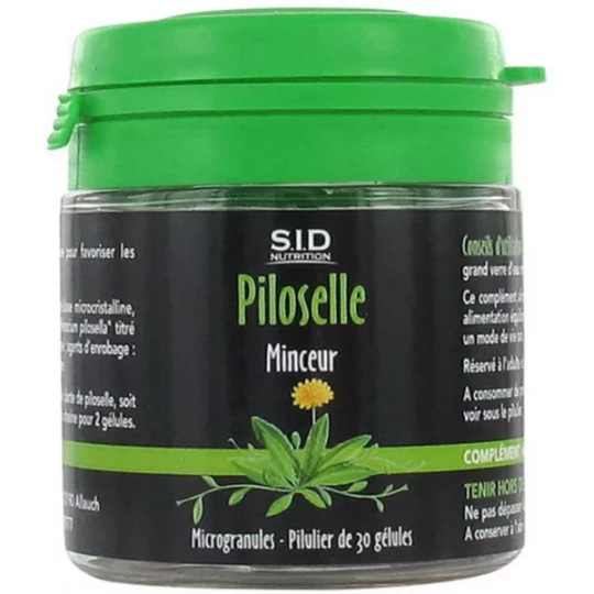S.I.D Nutrition Minceur Piloselle Gélules x 30