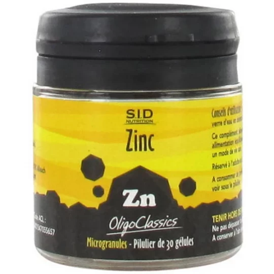 S.I.D Nutrition OligoClassics Zinc Gélules x 30