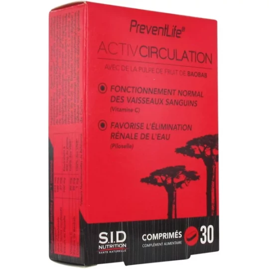S.I.D Nutrition PreventLife ActivCirculation Comprimés x 30