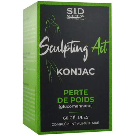 S.I.D Nutrition Sculpting Act Konjac Perte de Poids Gélules x 60