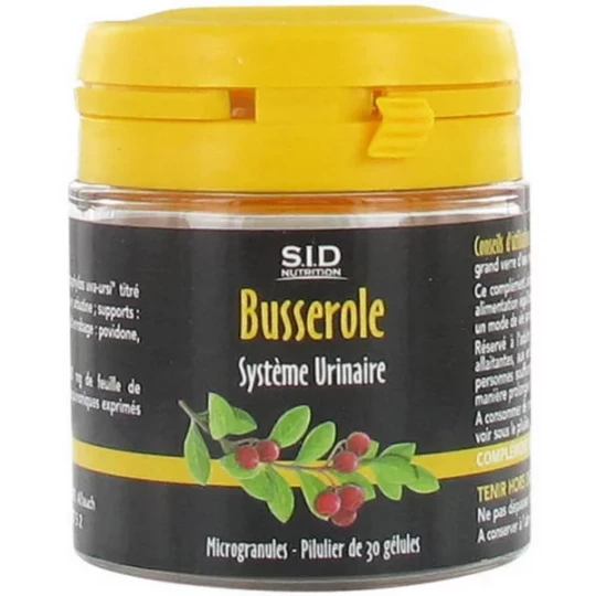 S.I.D Nutrition Système Urinaire Busserole Gélules x 30