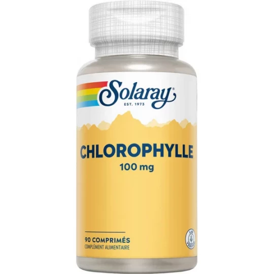 Solaray Chlorophylle 100 mg Comprimés x 90