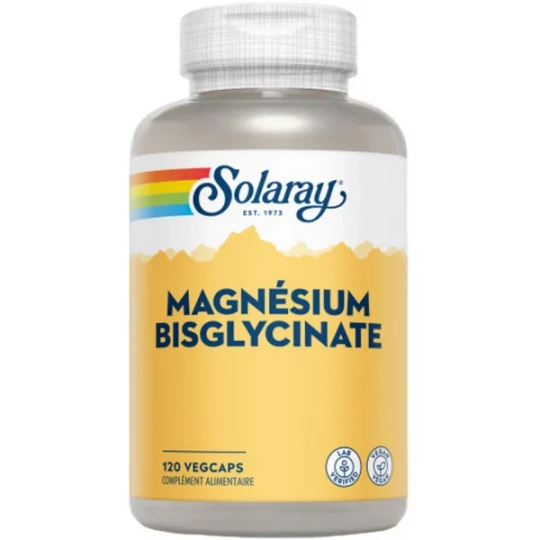 Solaray Magnésium Bisglycinate Capsules x 120 Végétales