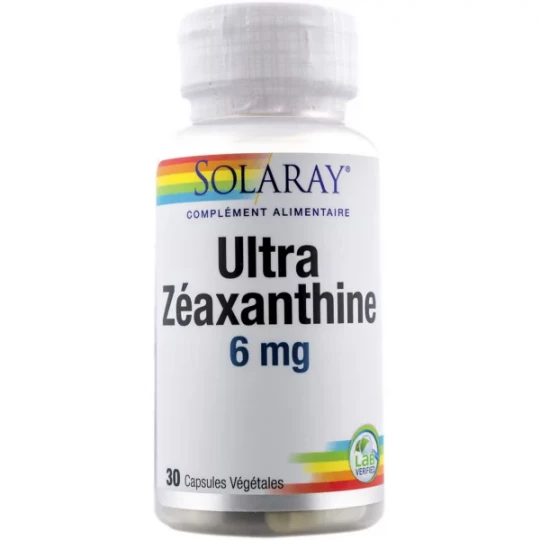 Solaray Ultra Zéaxanthine 6 mg Capsules Végétales x 30