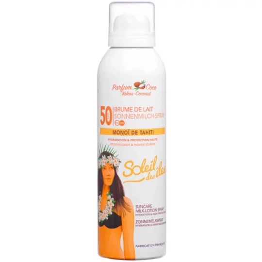 Soleil des îles Brume de Lait SPF50 Parfum Coco 150 ml