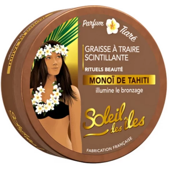 Soleil des îles Graisse à Traire Scintillante Parfum Tiaré 150 ml