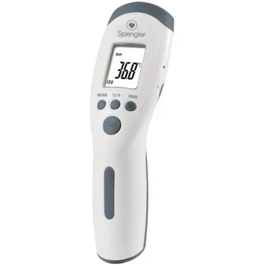 Spengler-Holtex Tempo Easy Thermomètre Infrarouge Sans Contact - Couleur : Gris