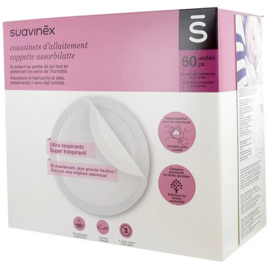 Suavinex Coussinets d'Allaitement x 60