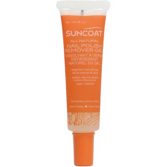 Suncoat Dissolvant à Vernis Entièrement Naturel en Gel 30 ml