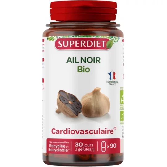 Superdiet Ail Noir Bio Gélules x 90