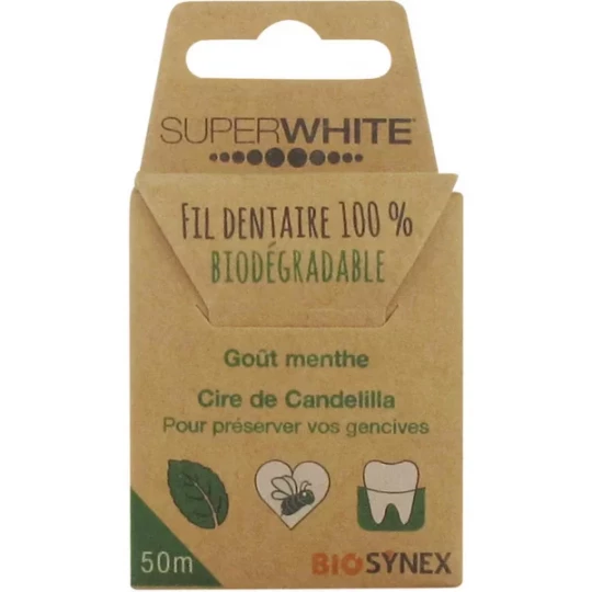 Superwhite Fil Dentaire Biodégradable 50 m