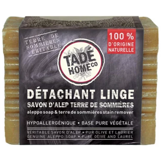 Tadé Home Détachant Linge Savon d'Alep Terre de Sommières 250 g