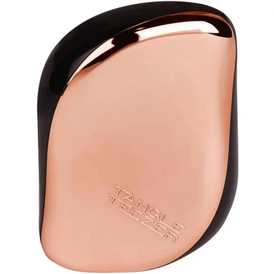Tangle Teezer Brosse à Cheveux Compact Styler - Couleur : Rose Gold Schwarz