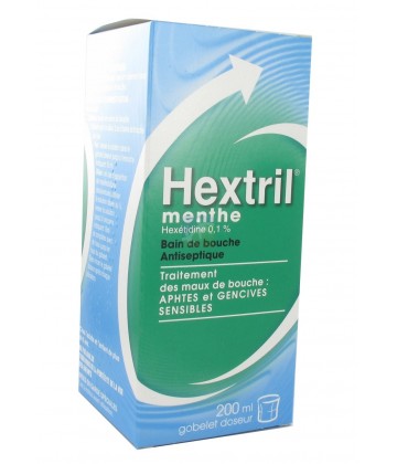 Hextril Menthe Bain de Bouche Antiseptique 200 ml