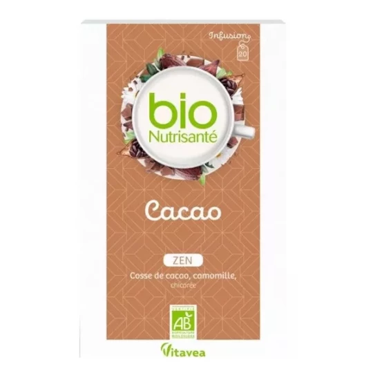 Nutrisanté Infusion Bio Au Cacao Zen Sachets x 20