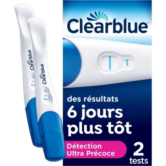 Clearblue Test de Grossesse Détection Ultra-Précoce x 2