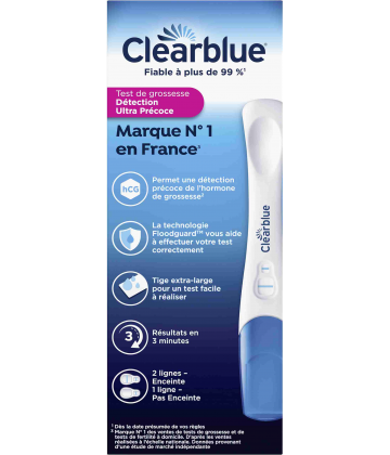 Clearblue Test de Grossesse Détection Ultra-Précoce x 2