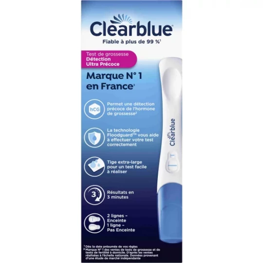 Clearblue Test de Grossesse Détection Ultra-Précoce x 2 - image 6