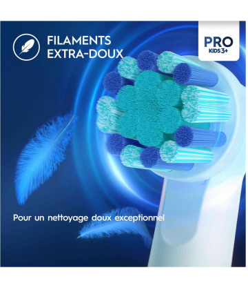 Oral'B Pro Kids 3+ Brossettes Têtes de Rechange Spiderman x 3