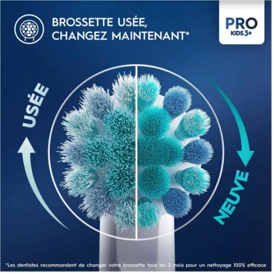 Oral'B Pro Kids 3+ Brossettes Têtes de Rechange Spiderman x 3 - image 5