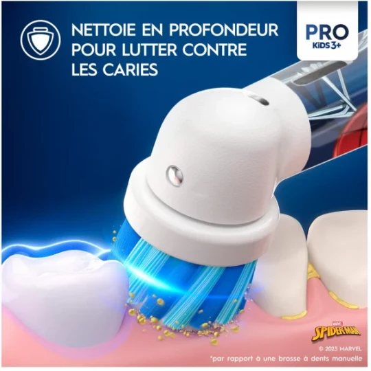 Oral'B Brosse à Dents Électrique Kids Spiderman - image 4