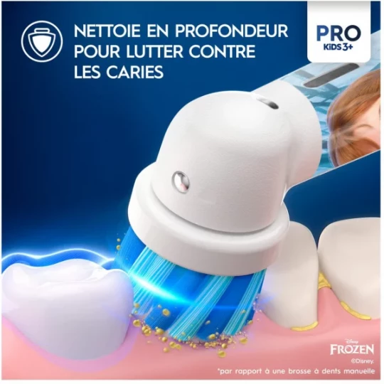 Oral'B Brosse à Dents Électrique Reine Kids des Neiges - image 3