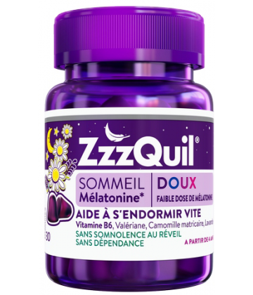 ZzzQuil DOUX Sommeil Fruits des Bois Gommes x 30