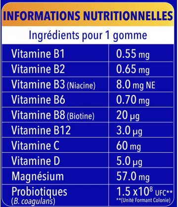 Bion3 Energie & Equilibre Intestinal Gommes x 60
