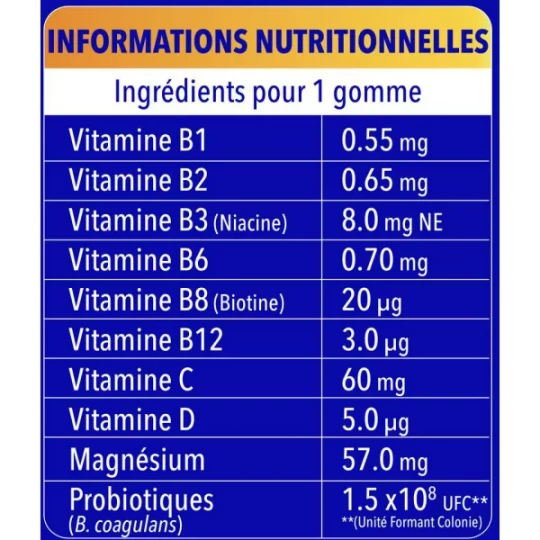 Bion3 Energie & Equilibre Intestinal Gommes x 60 - image 6