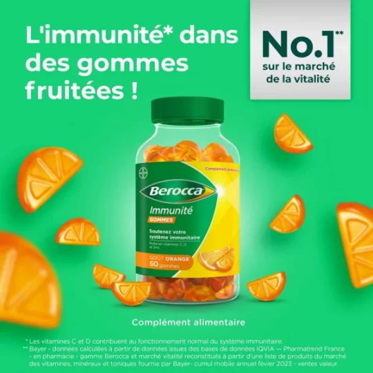 Berocca Immunité Gommes x 60 - image 2
