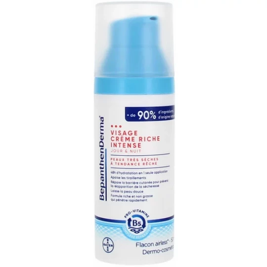 BepanthenDerma Crème Visage Riche Intense 50 ml